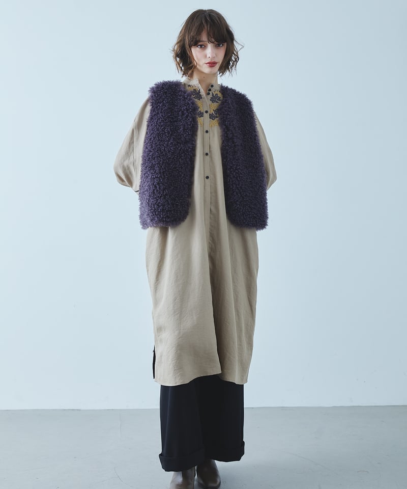 エトレリー（etre relie）/【etre relie】フェイクムートンボンディングベスト etre relie】フェイクムートンボンディングベスト / 157204 | etre r