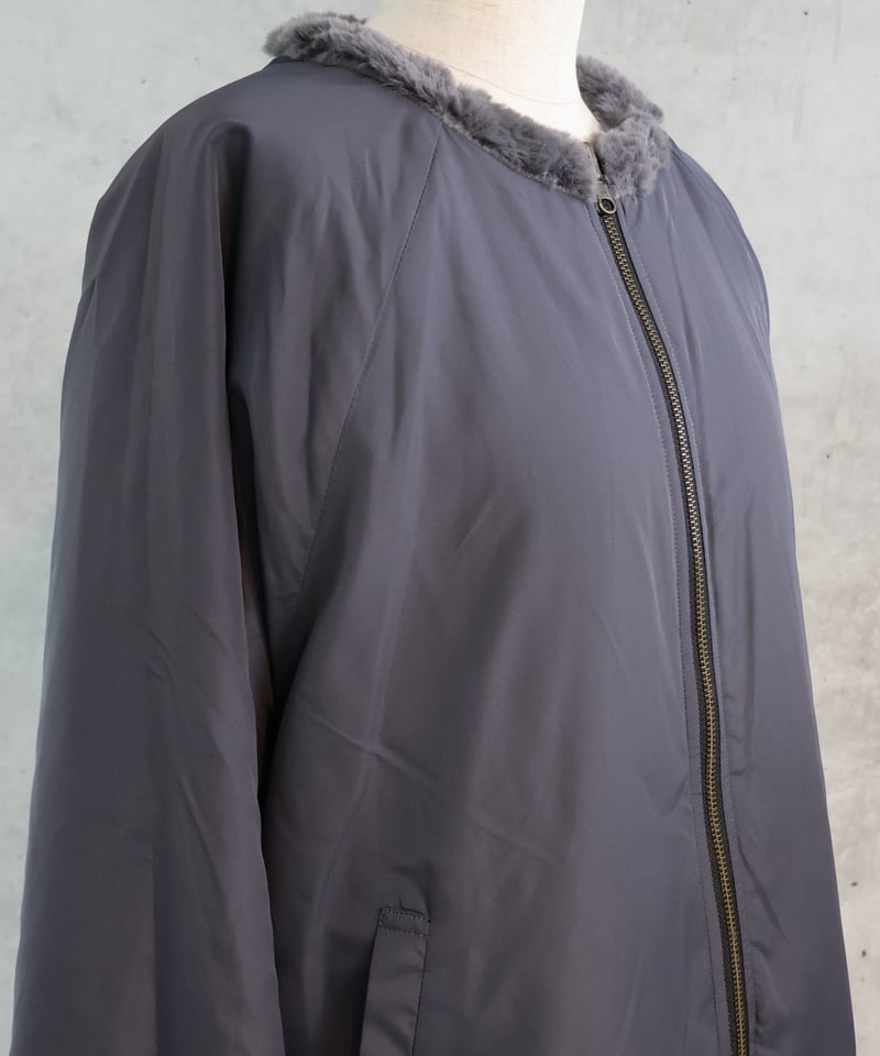 etre relie】リバーシブルフェイクファーブルゾン / 147221 | etre r