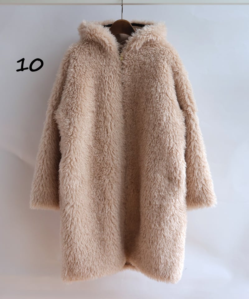 etre relie】 クリンクルファーリバーシブルコート 159107 | etre relie