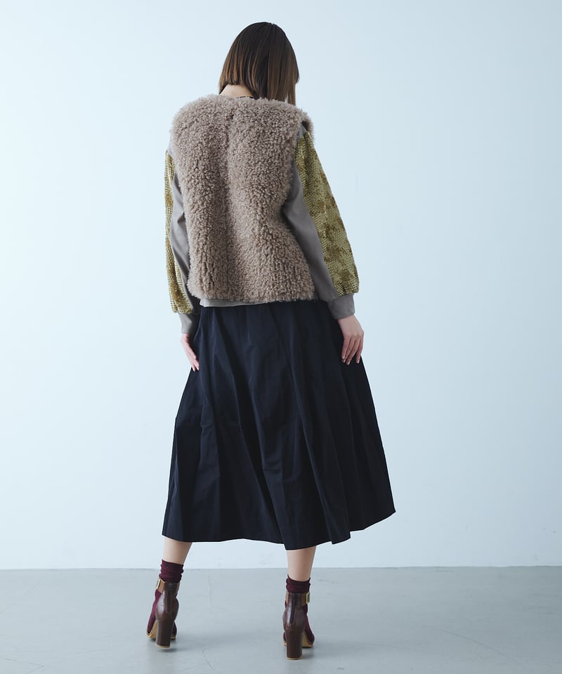 エトレリー（etre relie）/POKOPOKOナイロンスカート etre relie】 ポコポコスカート / 157512 | etre relie