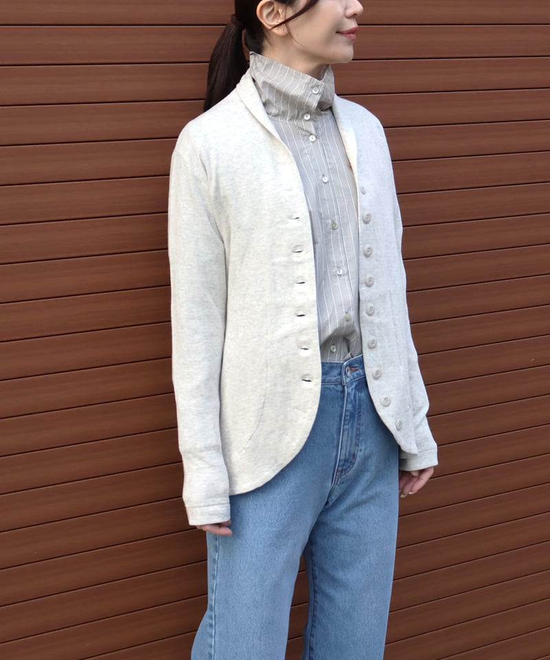 etre relie】ストライプスタンドシャツ / 151308 | etre relie