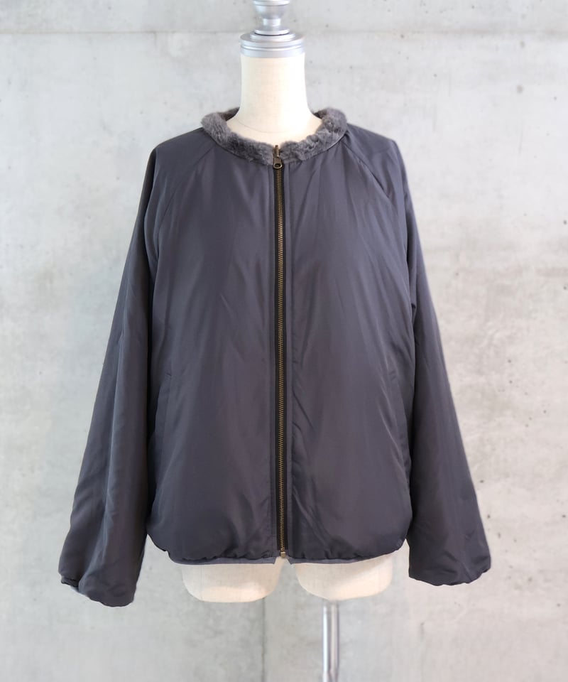 etre relie】リバーシブルフェイクファーブルゾン / 147221 | etre r