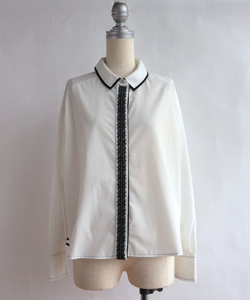 etre relie】前立てレース刺繡シャツ / 159305 | etre relie
