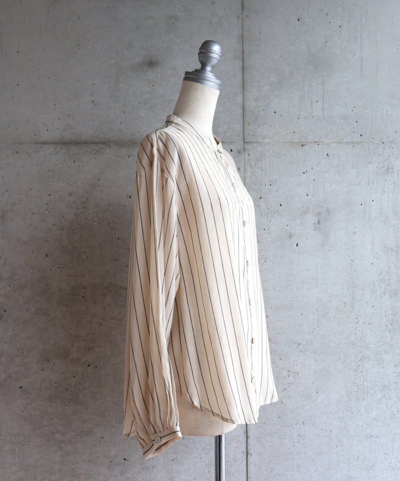 etre relie】シアーストライプシャツ /151324 | etre relie