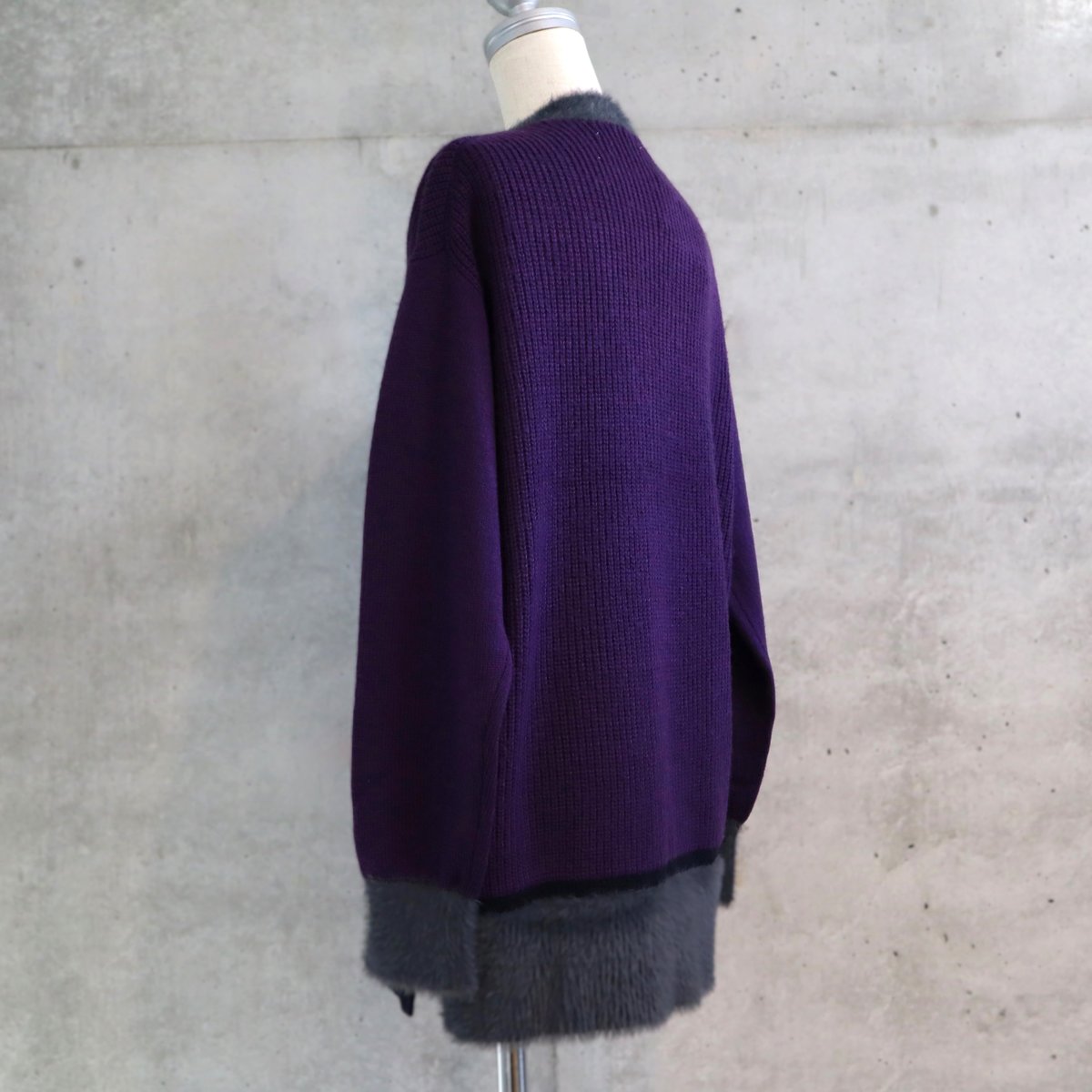 etre relie】カラーブロックカーディガン 149917 | etre relie
