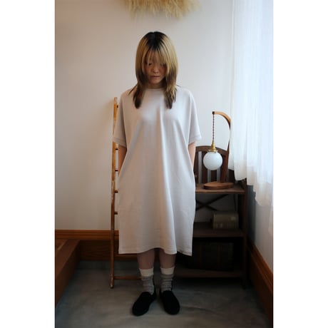 AZ-02-007 リネンコットン モモンガワンピース：silver
