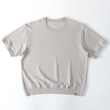 AZ-02-001 リネンコットン プレーティングTシャツ：シルバー