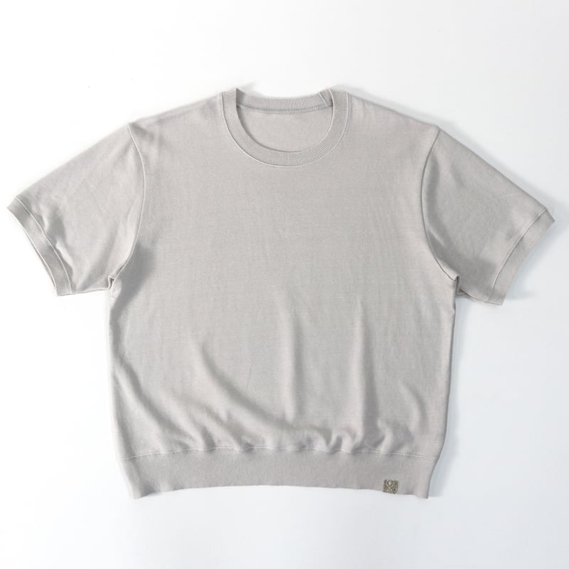 新品　  グレー Tシャツ XL 2枚 半袖 オーバーサイズド ワッフル Tシャツ BLACK LABEL SS25