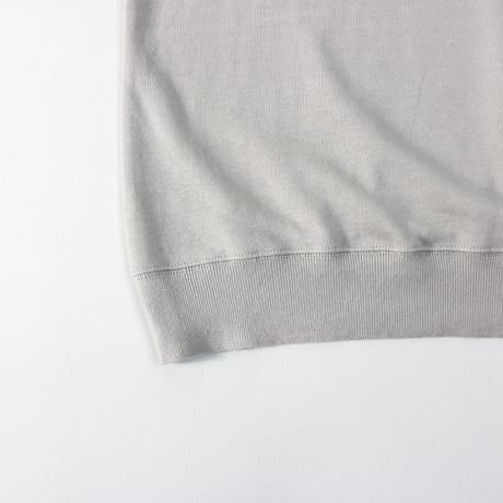 AZ-02-001 リネンコットン プレーティングTシャツ：シルバー