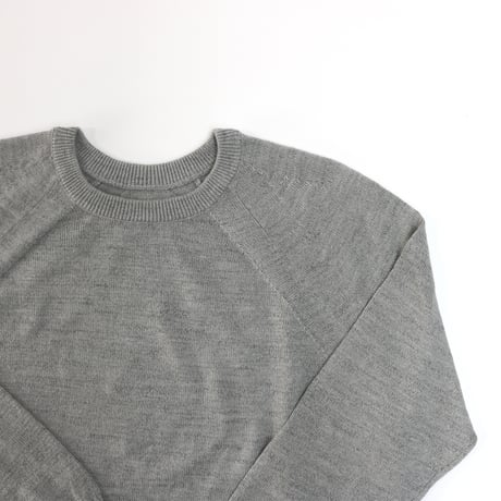 AZ-02-003 ウールリネン プルオーバー：Grey