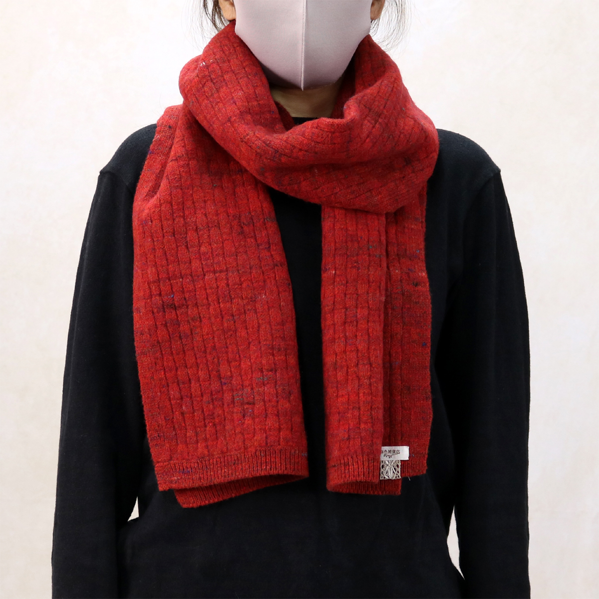 赤 チェック柄 マフラー.. Amazon | [エドマイスター] チェック柄 マフラー 赤 YMD-5311-65