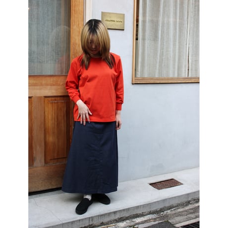 AZ-02-005 七分袖RibreTシャツ：Poinsechia