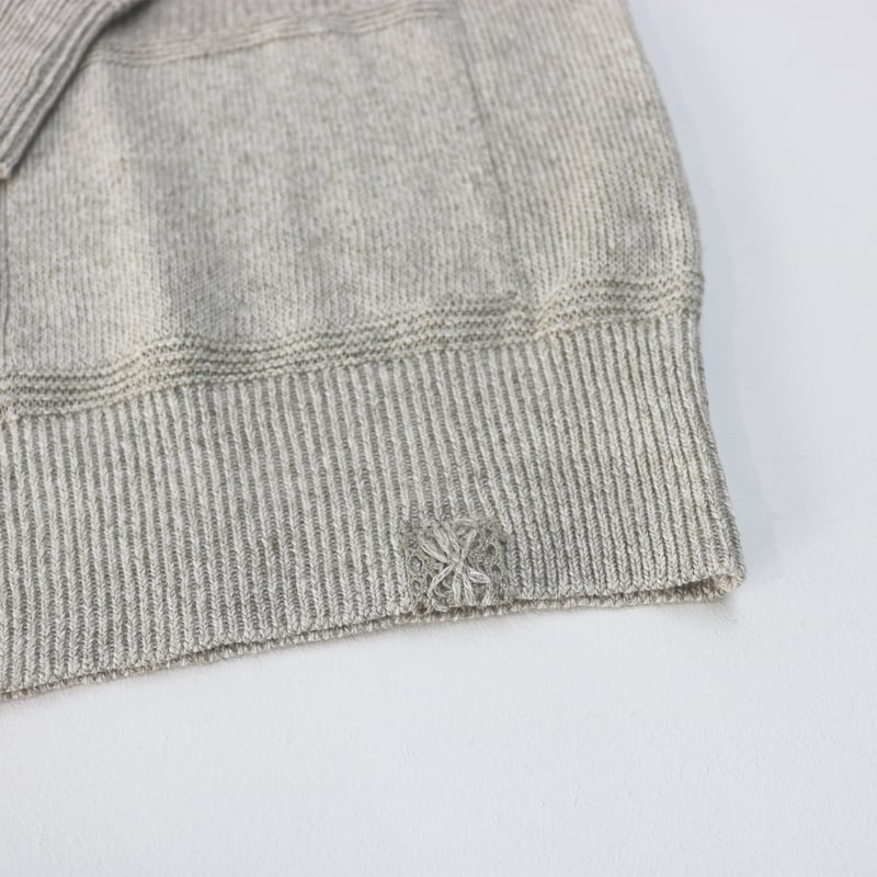 AZ-02-004 リネンカーディガン：Natural/Off | 亜麻色雑貨店