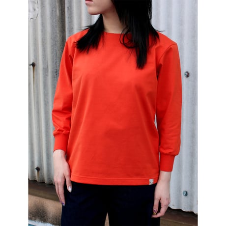 AZ-02-005 七分袖RibreTシャツ：Poinsechia