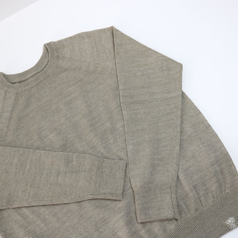 AZ-02-003 ウールリネン プルオーバー：Beige | 亜麻色雑貨店