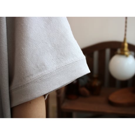 AZ-02-007 リネンコットン モモンガワンピース：silver