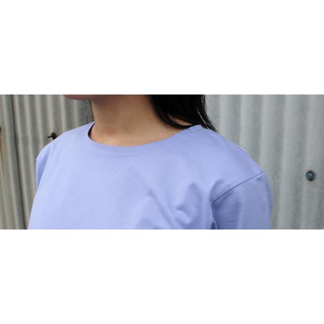 AZ-02-005 七分袖RibreTシャツ：Wisteria