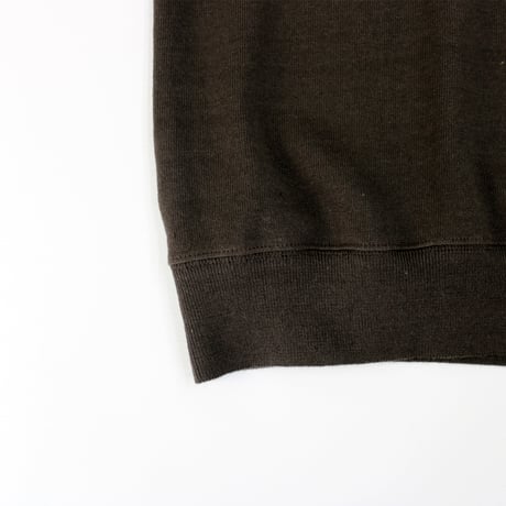 AZ-02-001 リネンコットン プレーティングTシャツ：チャコール