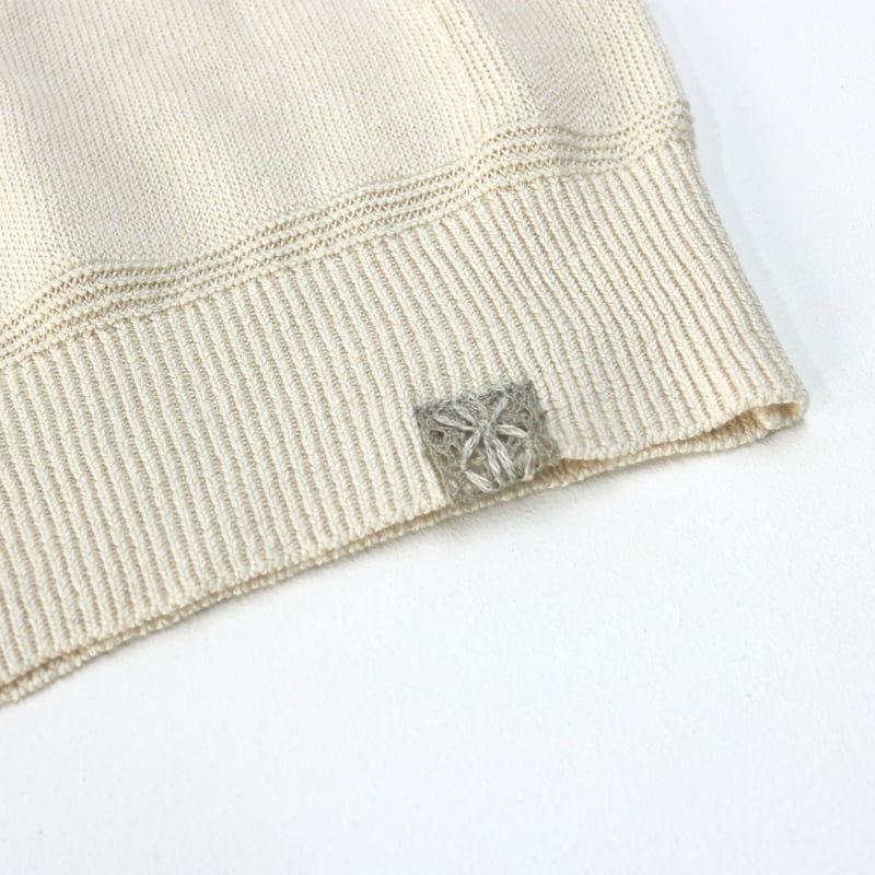 AZ-02-004 リネンカーディガン：Ecru | 亜麻色雑貨店