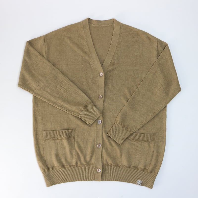 AZ-02-004 リネンカーディガン:Bear | 亜麻色雑貨店 AZ-02-004 リネンカーディガン:Bear | 亜麻色雑貨店