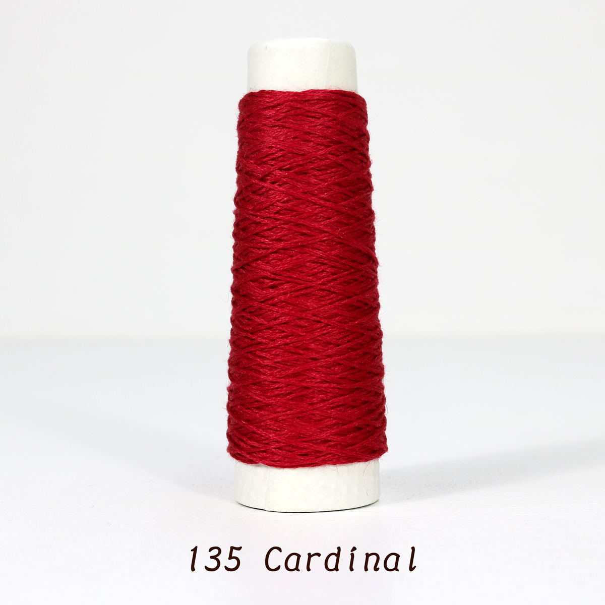 チェーンステッチ刺繍 60s MARK&SONS コットン カバーオール 赤 リネン刺繍糸 60/2L 30m巻き （8） | 亜麻色雑貨店
