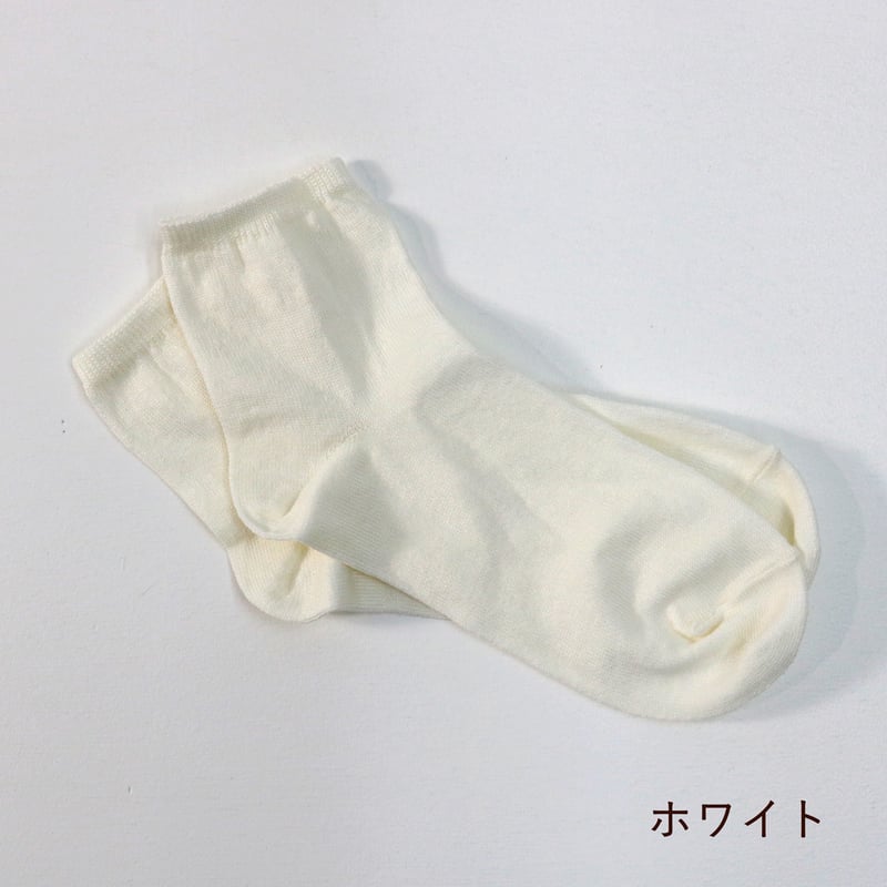 AZ-01-001 リネン クルーソックス | 亜麻色雑貨店