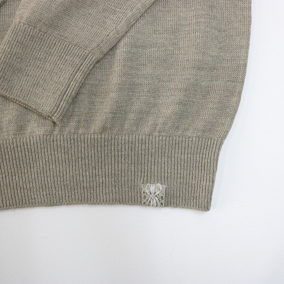 VAINL ARCHIVE バルーン オーバーシルエット リネンニット VAINL ARCHIVE バルーン オーバーシルエット リネンニット