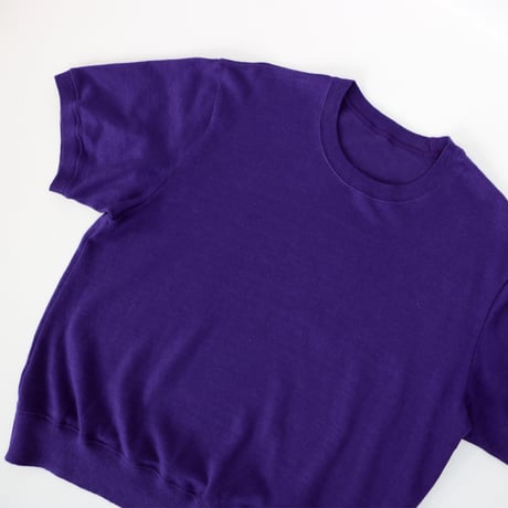 AZ-02-001 リネンコットン プレーティングTシャツ：パンジー