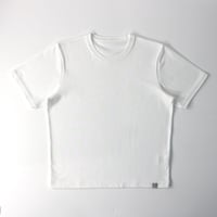 AZ-02-002 インド超長綿 半袖Tシャツ：ホワイト