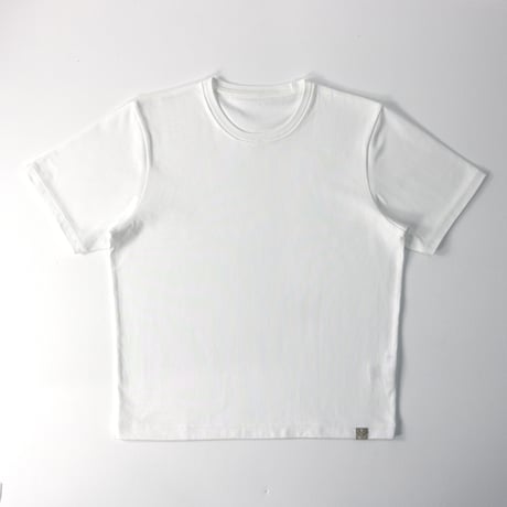 AZ-02-002 インド超長綿 半袖Tシャツ：ホワイト