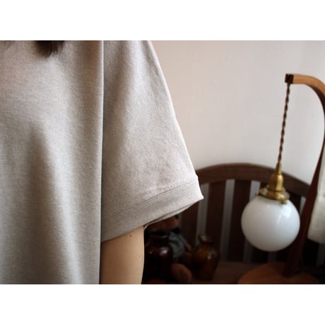 AZ-02-007 リネンコットン モモンガワンピース：flax