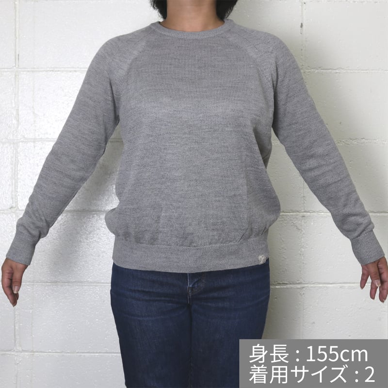 AZ-02-003 ウールリネン プルオーバー：Grey | 亜麻色雑貨店