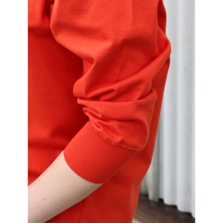 AZ-02-005 七分袖RibreTシャツ：Poinsechia