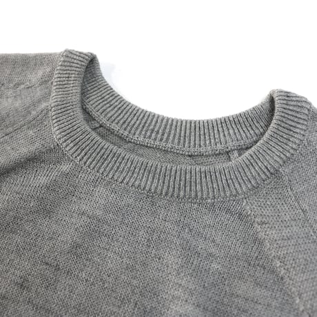 AZ-02-003 ウールリネン プルオーバー：Grey