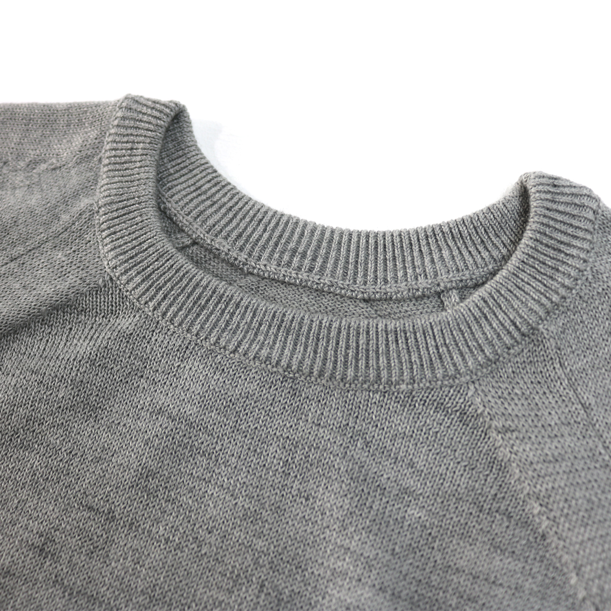 AZ-02-003 ウールリネン プルオーバー：Grey | 亜麻色雑貨店