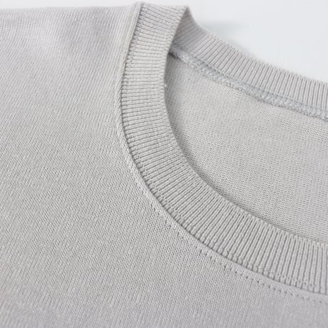 AZ-02-001 リネンコットン プレーティングTシャツ：シルバー