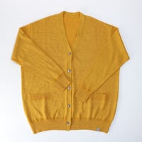 AZ-02-004　リネンカーディガン：Yamabuki