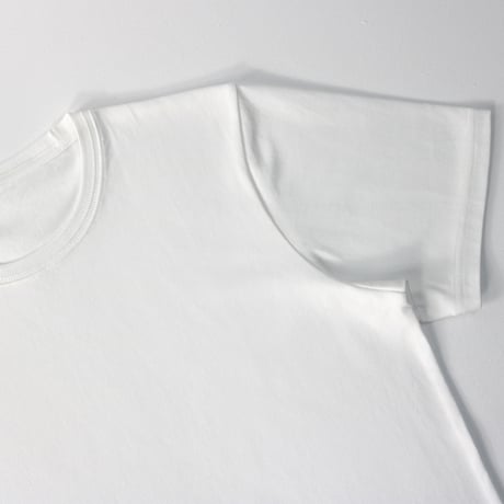 AZ-02-002 インド超長綿 半袖Tシャツ：ホワイト