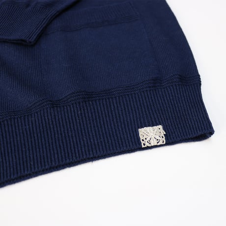 AZ-02-004　リネンカーディガン：Ultramarine
