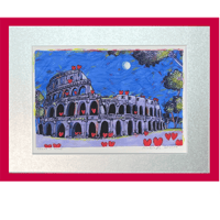 HEARTS IN ROME（版画・版上サイン）