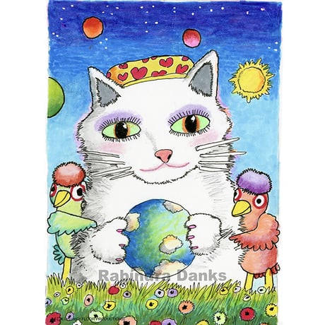 WE ❤️EARTH(SNOW WHITE)　（複製画）