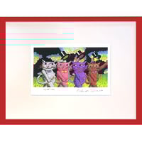 TOP HAT CATS（版画・版上サイン）