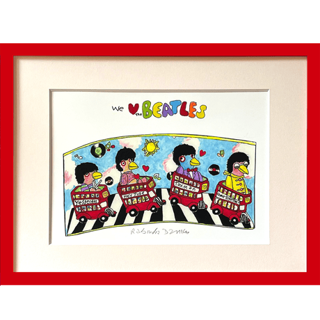 WE ❤️THE BEATLES    版画（版画・版上サイン）