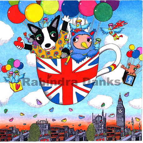 UK FANTASY（版画・版上サイン）