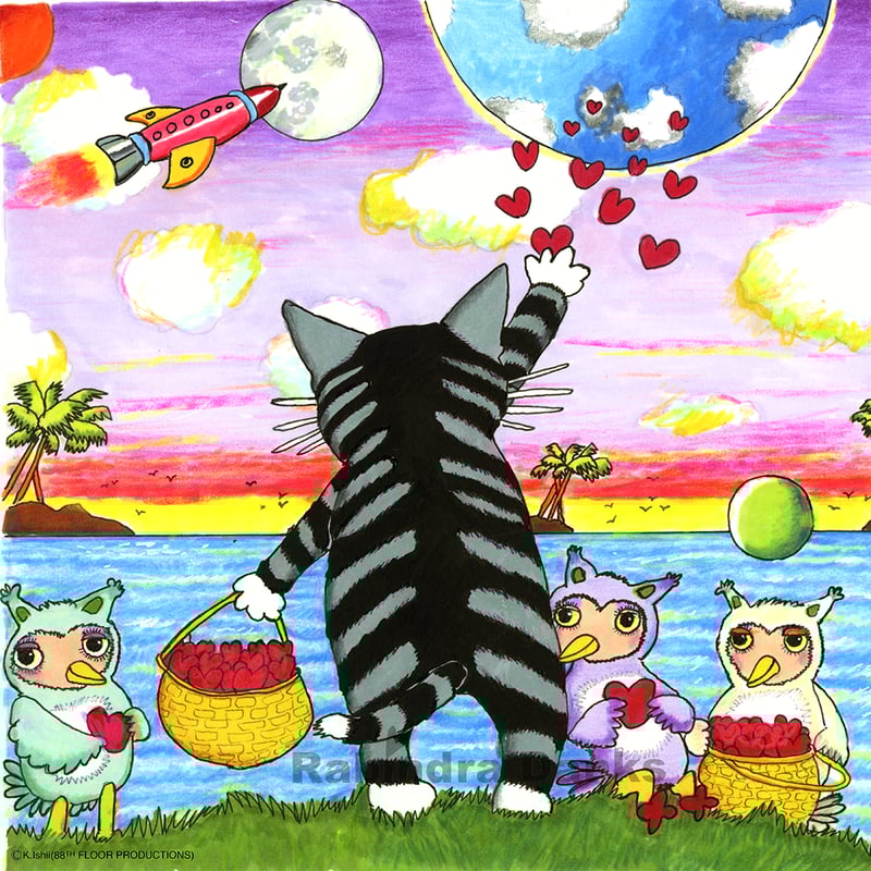 HEALING HEARTS（版画・版上サイン） | RabindraDanks SHOP