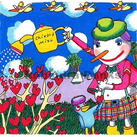 HEARTS CAN GROW　　（複製画）