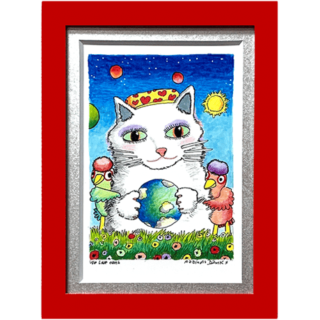 WE LOVE EARTH(CAT)　　（複製画）