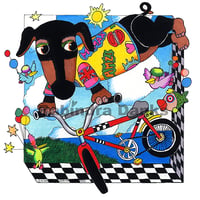 FRANKY FUN BIKE（版画・版上サイン）