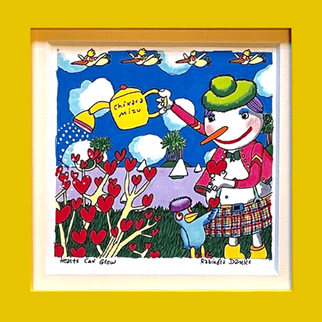 【サイン付】ラビンドラダンクス 版画＋書籍「FOREVER HEARTS」 RabindraDanks SHOP