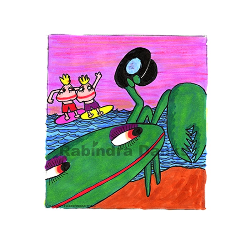 KONICHIWA （複製画） | RabindraDanks SHOP